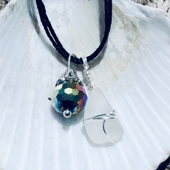 Tranquility Seaglass Choker - Picture 4 of 6